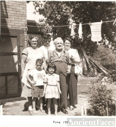 Charles Sesserote Brown Family 1955