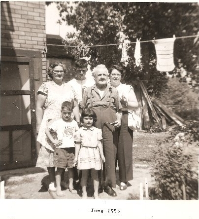 Charles Sesserote Brown Family 1955