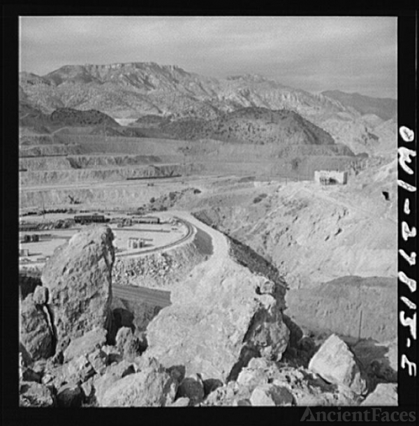 Morenci, Arizona. An openpit copper mine of the Phelps...