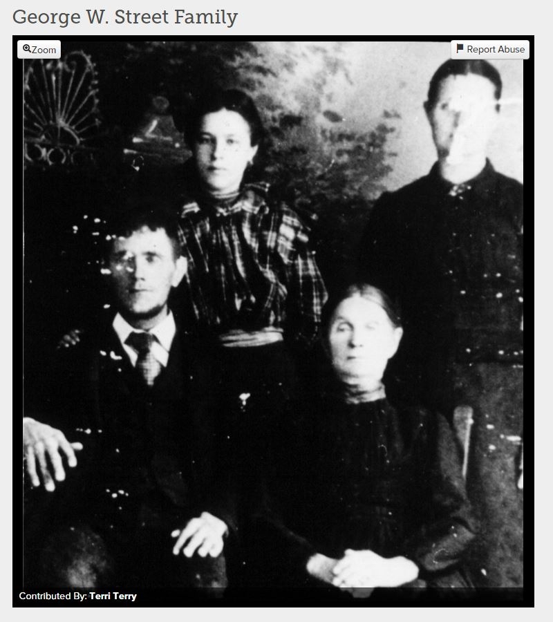 George & Catherine (Gray) Street family