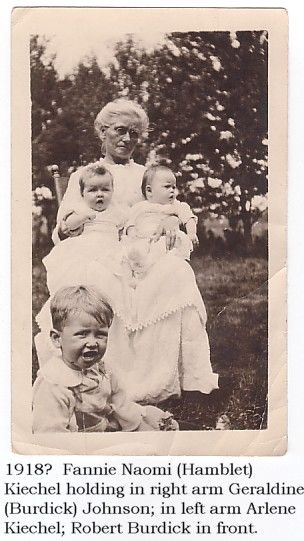 Fannie Hamblet Kiechel with Babies