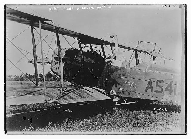 Army plane and Cotton Duster