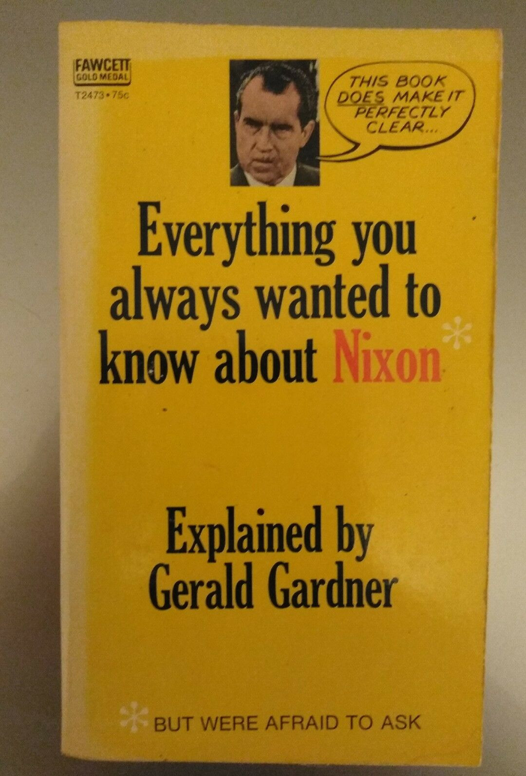 One of his books that I bought.