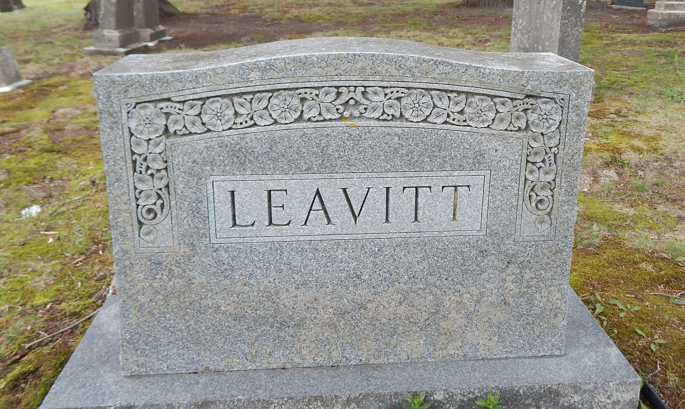 Clinton Herman Leavitt--gravestone