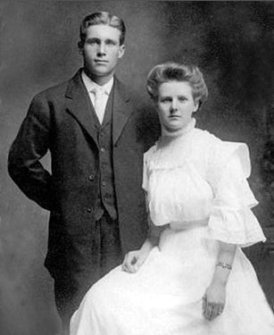 Frank & Olga (Hansen) Holton, Wisconsin 1908