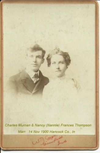 Charles Murnan & Nancy Frances Thompson