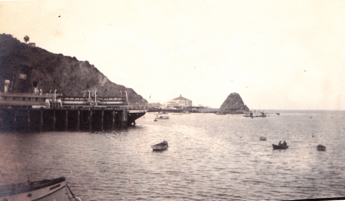 Avalon Beach pier on Santa Catalina Island