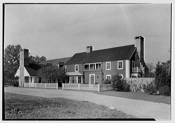 C. Maury Jones, residence in Peapack, New Jersey. General...