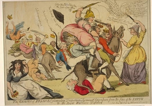 The genius of France extirpating despotism tyranny &...