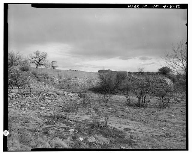 30. AVALON DAM - SPILLWAY AT ARROYO BELOW OUTLET WORKS....
