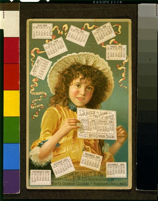 [Advertisement for Hoyt's German Cologne and Rubifoam for...