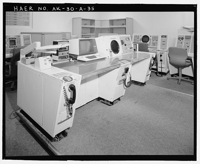 35. View of data and analysis console (DAC), located in...