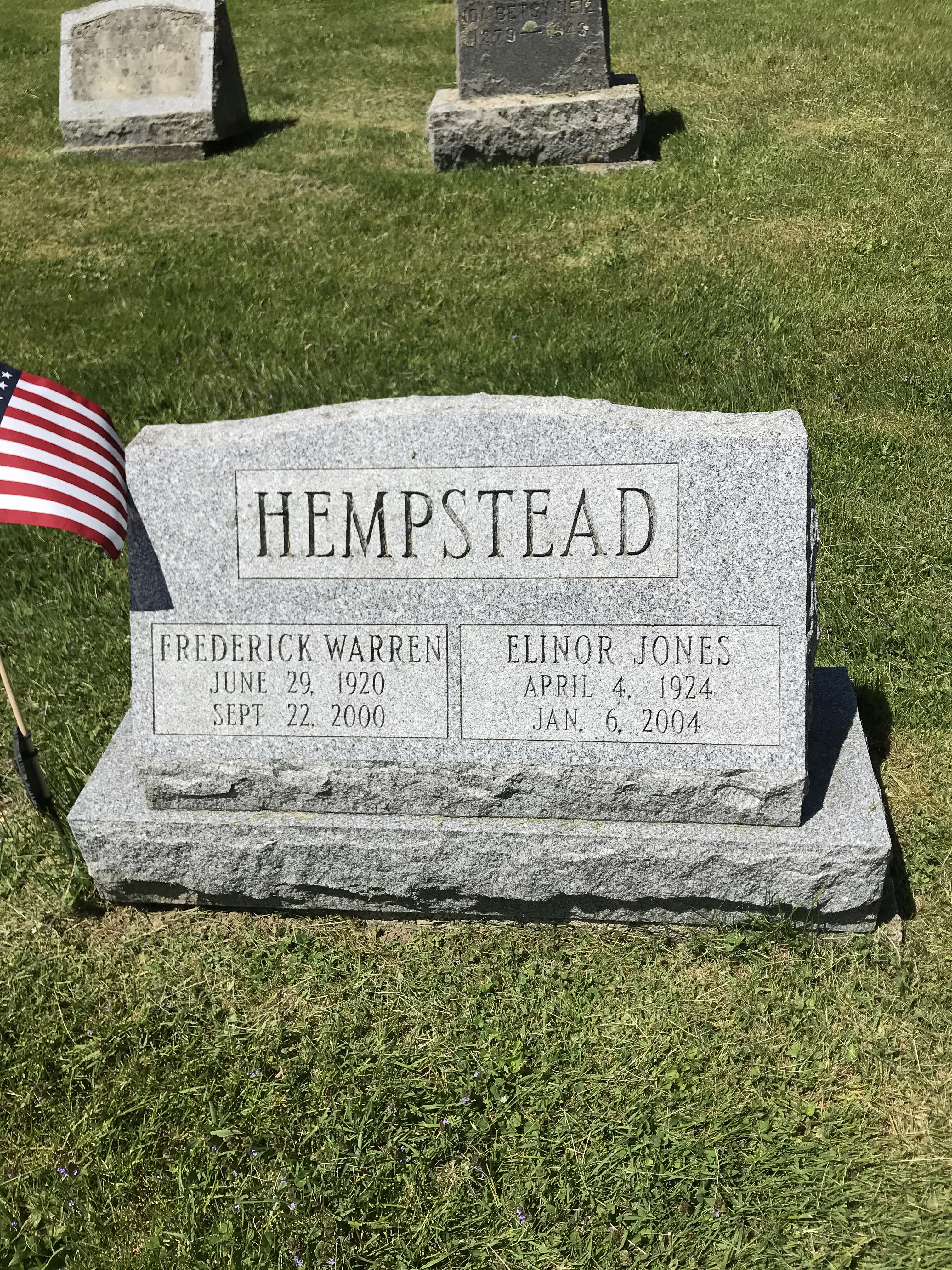 Frederick Hempstead Gravesite