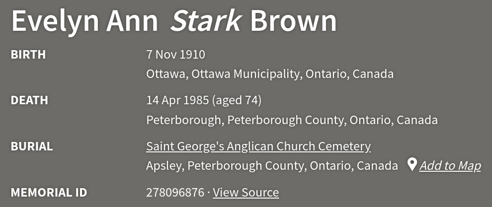 Evelyn Ann Stark