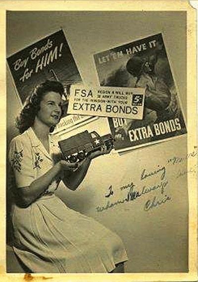War Bonds poster 1940's