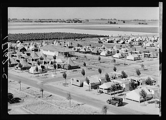 Farm Security Administration camp for migrant...