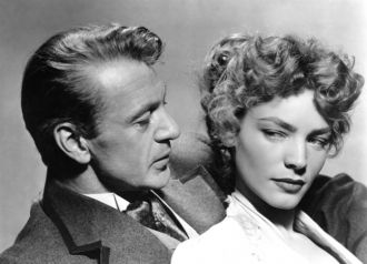 Gary Cooper and Lauren Bacall