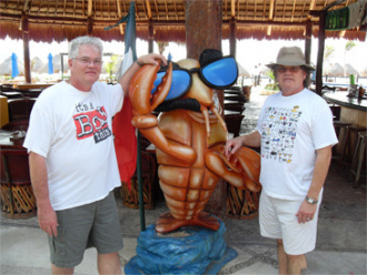 Bob & Harry in Costa Maya