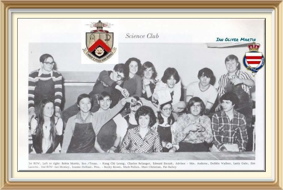  Kathleen Ann Benintendi 14 July 1944, Brooklyn, New York City Science Mentor of Ian Oliver Martin