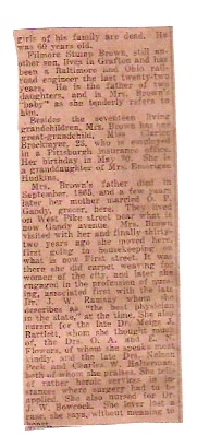News Interview of Sarah Elizabeth (Carroll) Brown (1841-1931), Part 13