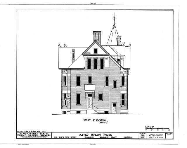 HABS WIS,40-MILWA,16- (sheet 7 of 11) - Alfred Uihlein...