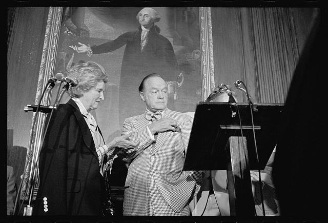 [Bob Hope gets plaque on Hill] / [MST].