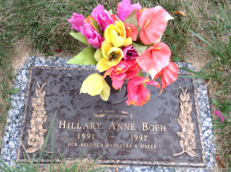 Hillary Anne Boeh Gravesite