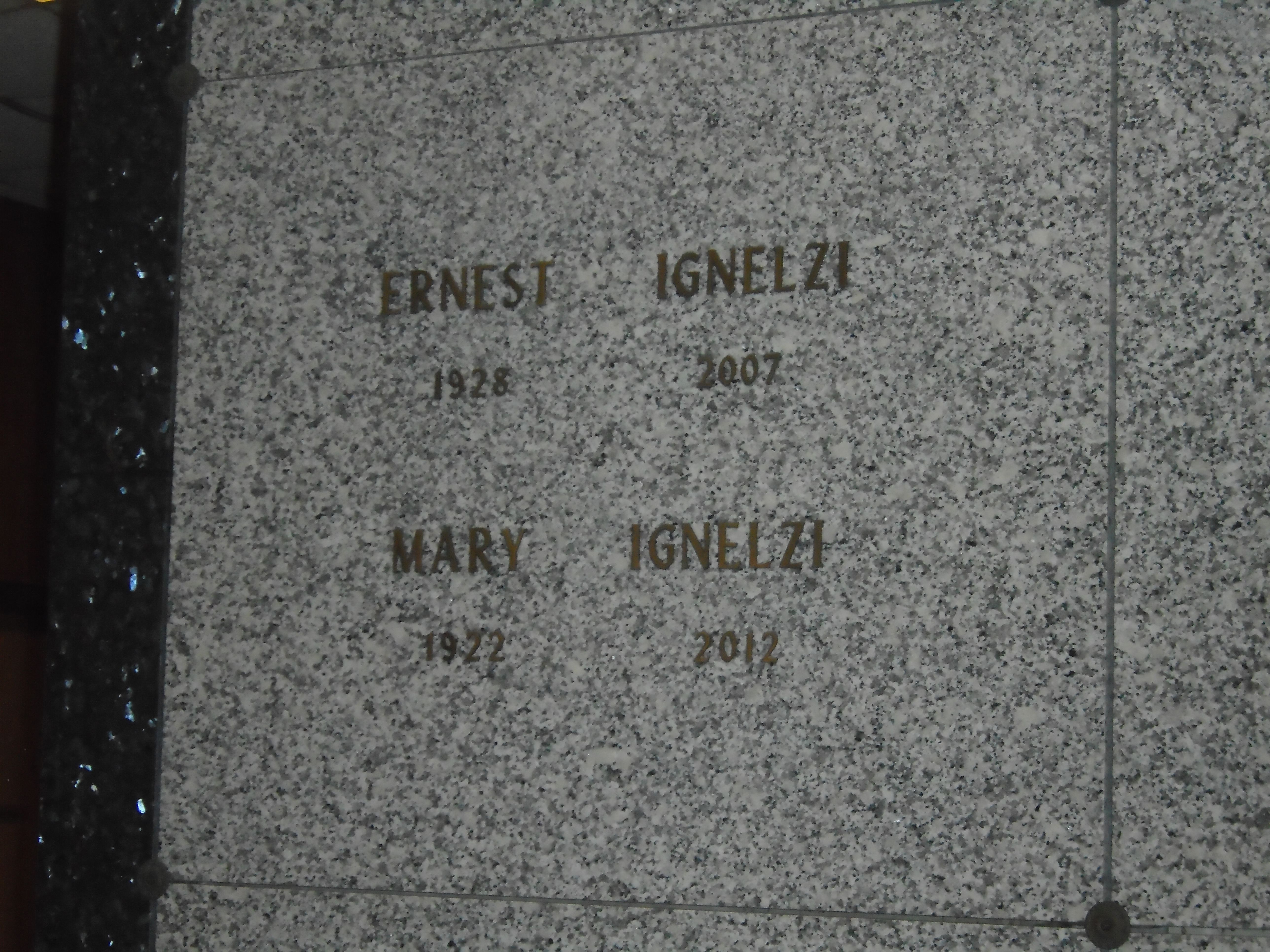 Ernest A. Ignelzi Gravesite