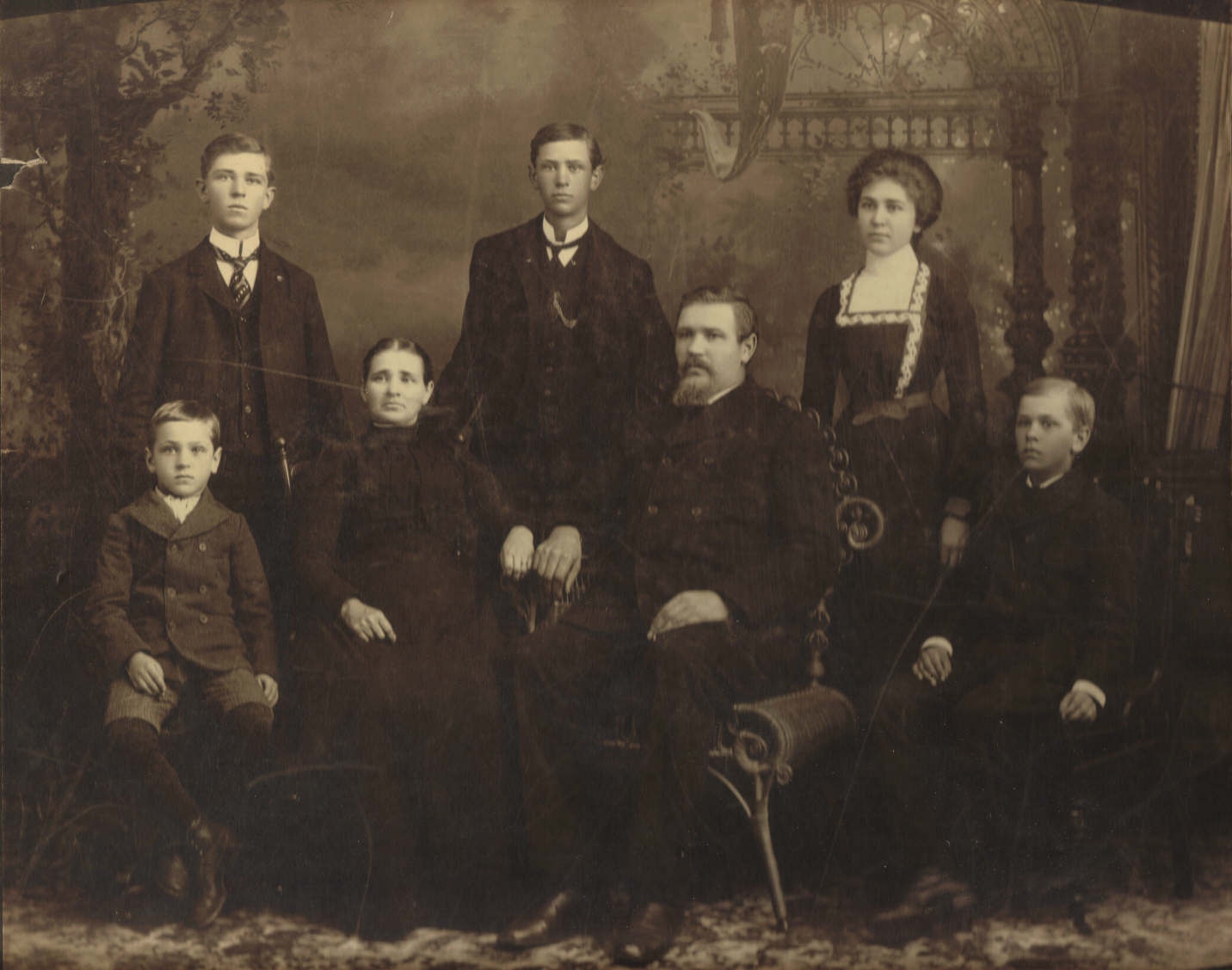 Robards family portrait 1908