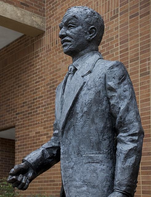 Statue of Fred Shuttlesworth, former civil rights...