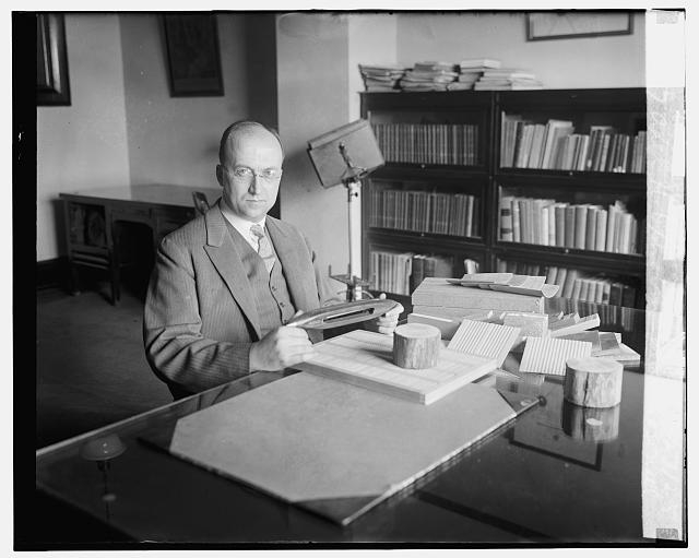 Axel H. Oxholm, Director of Nat'l. Wood Utilization Com.,...