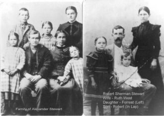 Alexander Stewart Family, AZ 1878