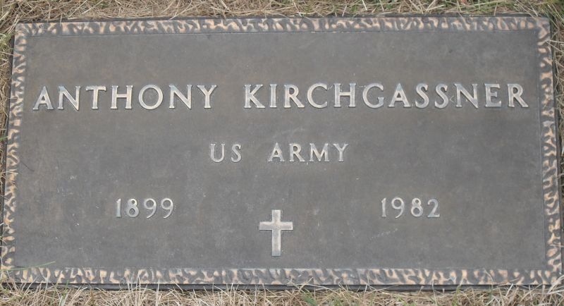 Anthony Kirchgassner gravesite