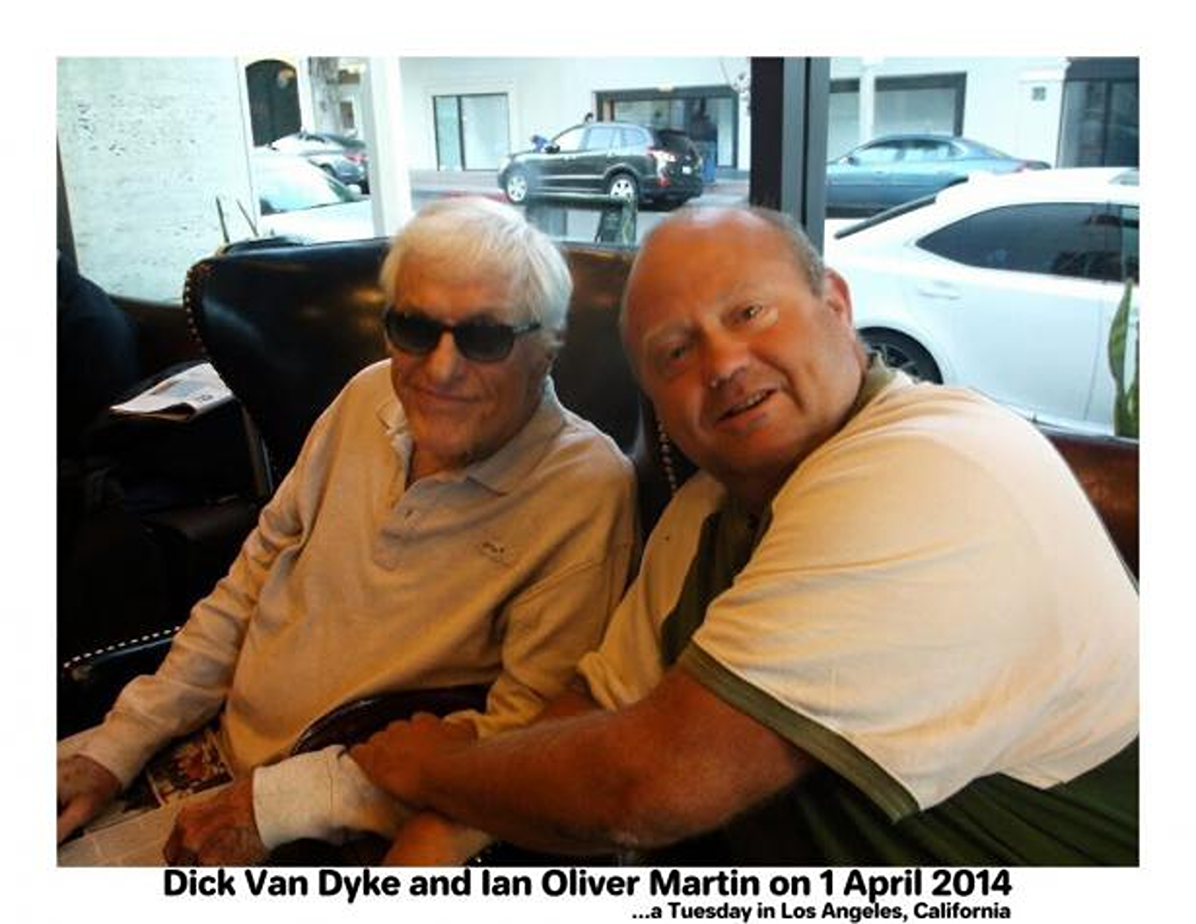 Dick Van Dyke. 1 April 2014, with Ian Oliver Martin