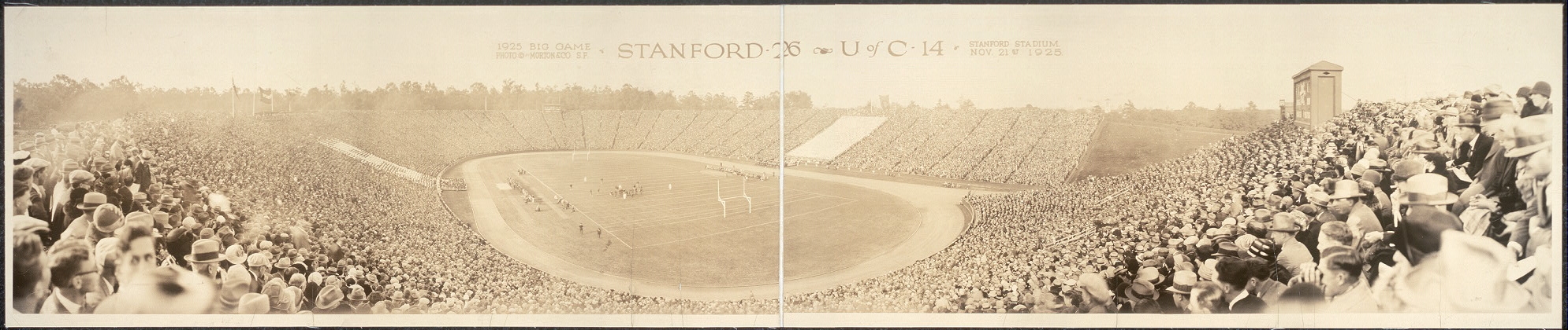 1925 Big Game, Stanford 26 - U. of C. 14, Stanford...