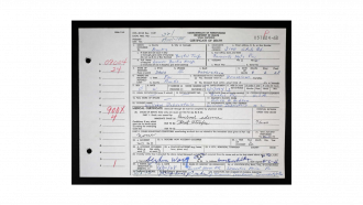 Dawn Elizabeth Doberstein death certificate.