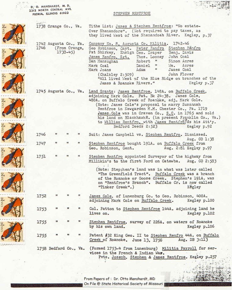 Stephen Renfro - Records - Pg100