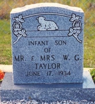 Grave of Infant Taylor