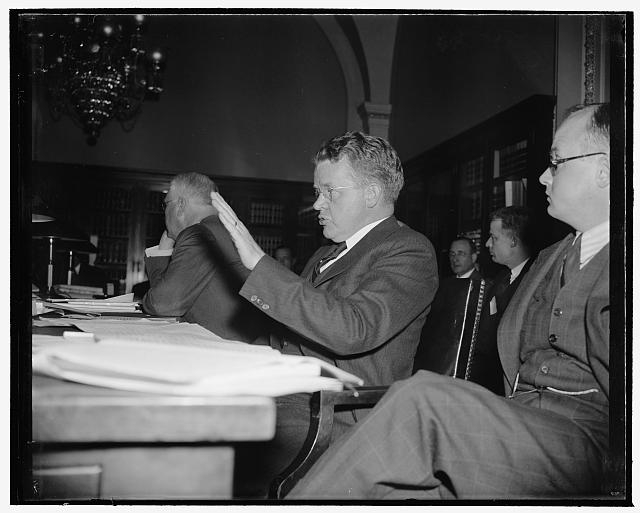 Testifies on railroad reorganization bill. Washington,...