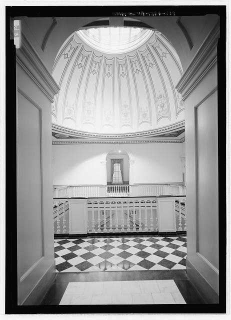 Third floor, view of the rotunda looking across the...