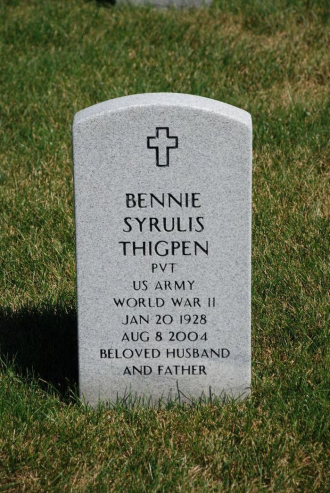 Bennie Syrulis Thigpen Gravesite