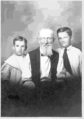 Grandpa Baughman & grandsons