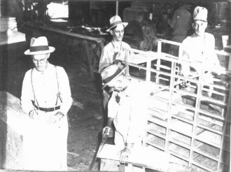 Workers in Wichita plant
