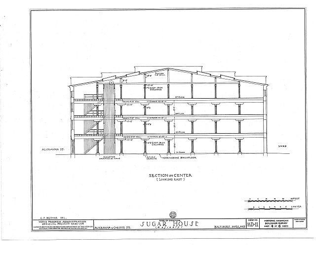 HABS MD,4-BALT,17- (sheet 4 of 6) - Sugar House...