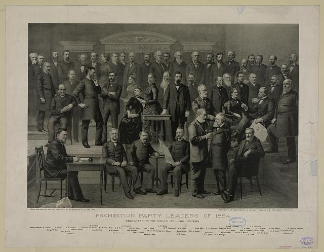 Prohibition party leaders of 1884