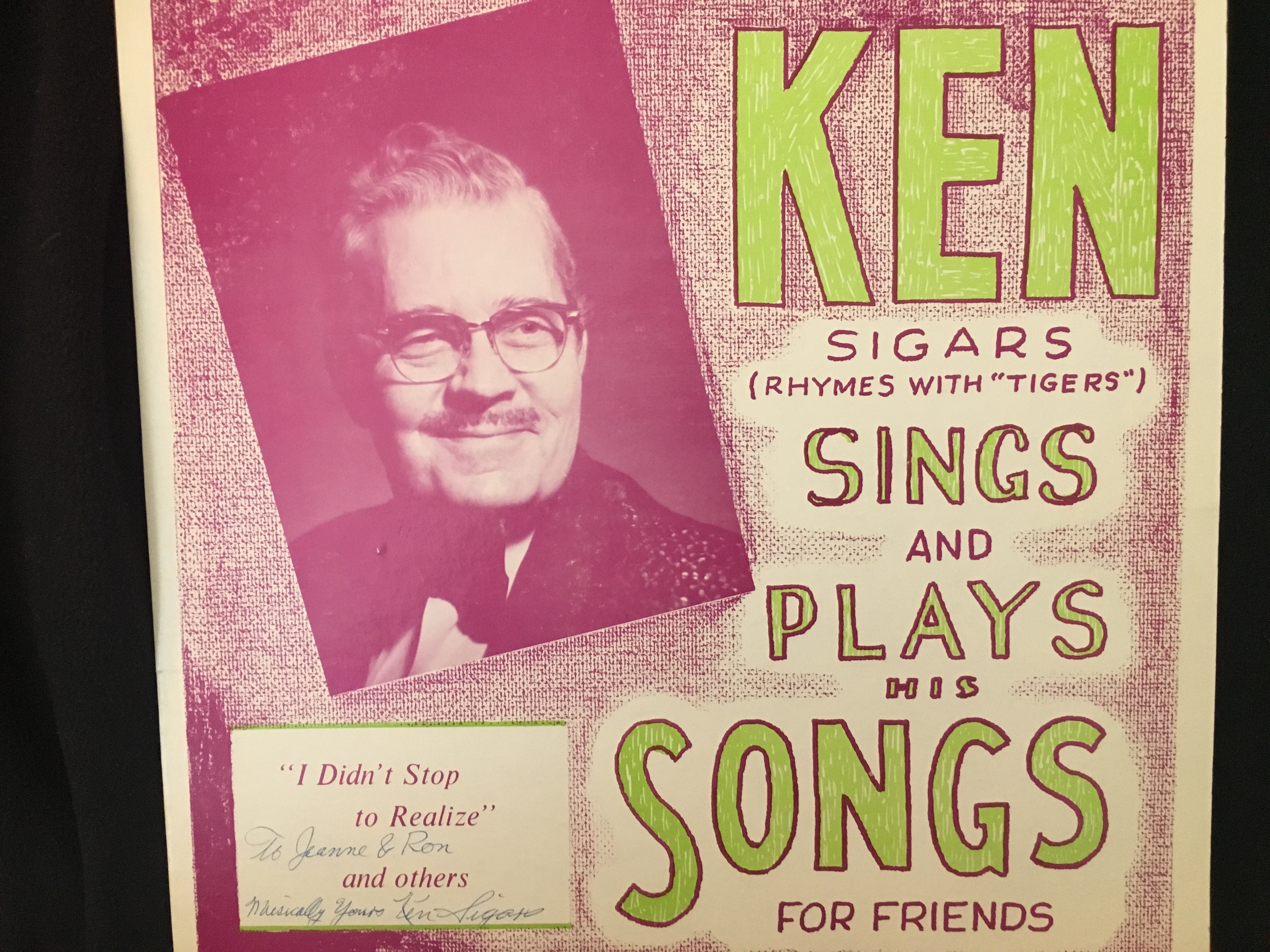 Kenneth Sigars Album