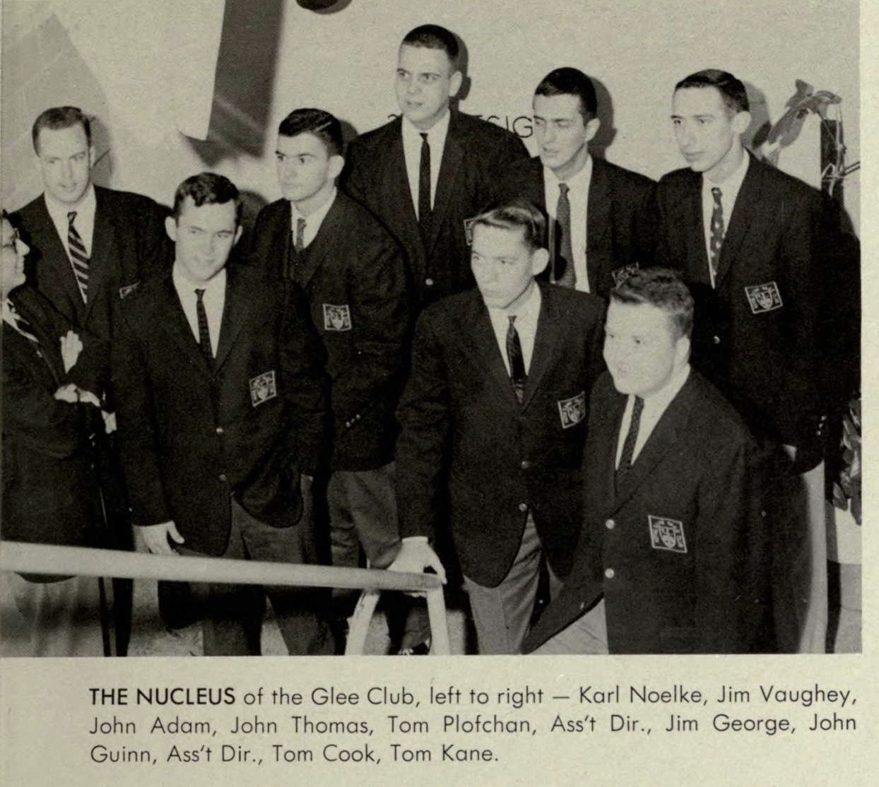 Thomas Kenneth Plofchan Sr. Glee Club 1959