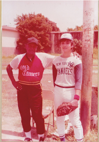 David Bracer-Negron with Puerto Rican Baseball Legend Frank Coimbre