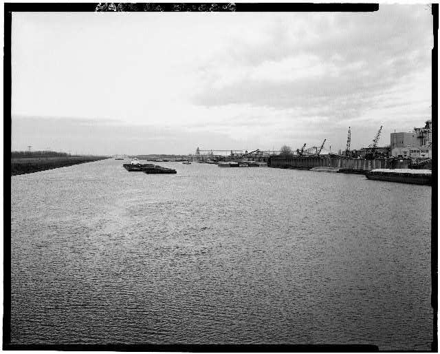 9. OVERALL VIEW OF CHAIN OF ROCKS CANAL, LOOKING NORTH...