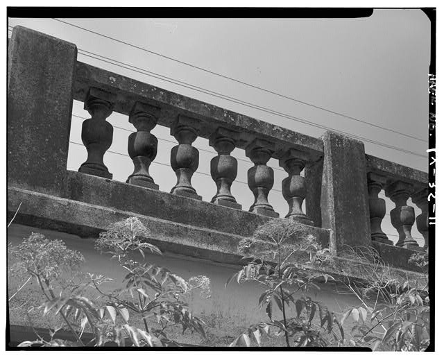 11. DETAIL OF RAILING, FROM E. - Comal Creek Bridge,...